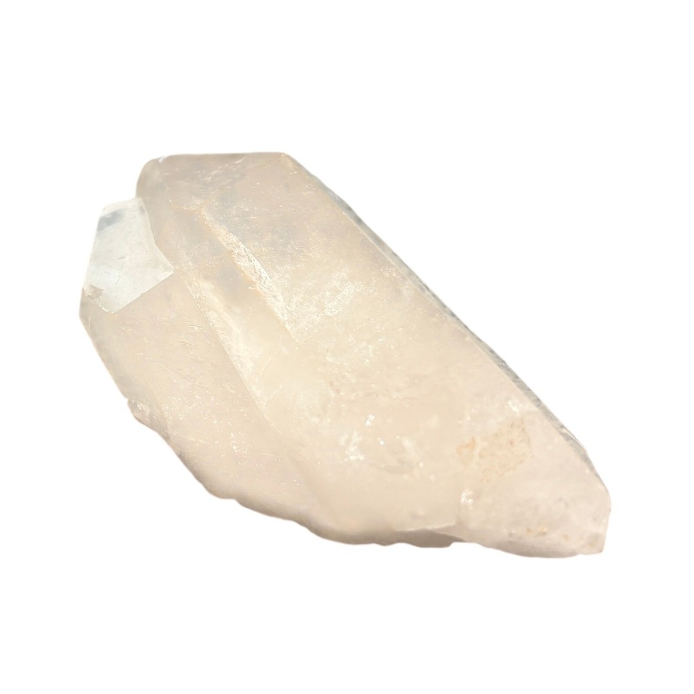 Natural‎ Clear Quartz Crystal Point Raw Twin Stone Healing Mineral 3.75"